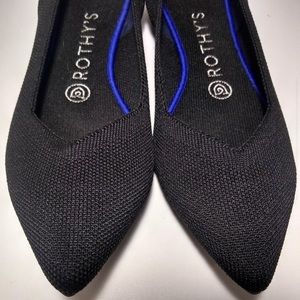 Rothy’s Honeycomb black flats, size 8
